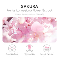 Sakura Moisturizing Sunscreen Cream — SPF50 PA+++