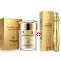 Snail Mucin Collagen Repair Cream + Eye Roller Set