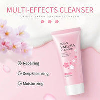 Sakura Brightening Foam Cleanser — Cherry Blossom Extract