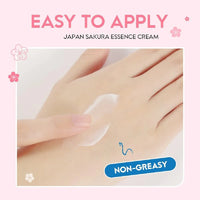 Sakura Tone-Up Essence Cream — Hyaluronic Acid Glow