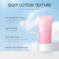 Sakura Moisturizing Sunscreen Cream — SPF50 PA+++