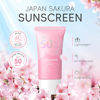 Sakura Moisturizing Sunscreen Cream — SPF50 PA+++