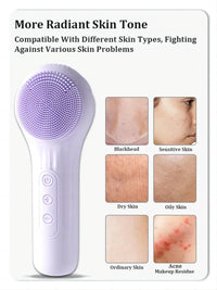 Electric Silicone Facial Cleansing Brush — Deep Pore Cleanser