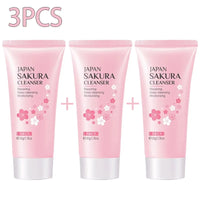 Sakura Brightening Foam Cleanser — Cherry Blossom Extract